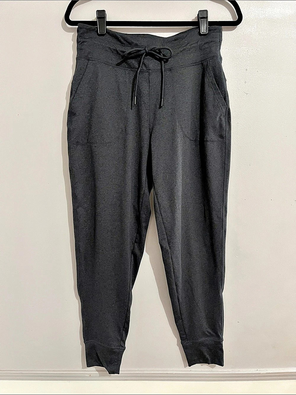 Lole Gray Jogger Pants pockets Medium pull on athletic